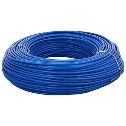 Polycab 56/.3Mm 4 Sqmm 1 core Blue Copper Flexible Insulated Frls Cable (Coil of 200 Metres )