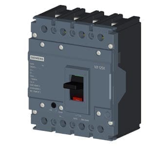 Siemens 3VJ10123EB420AA0-125A 4P 25kA FRM: VJ10 125X TM ATFM 415VAC 50Hz