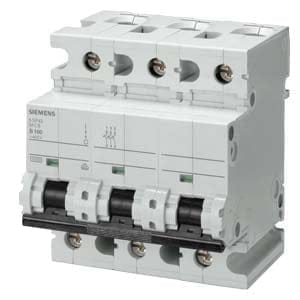 Siemens 5SP43917RC - 100A 3POLE 4.5MW10KA C CHARACTERISTICS MCB