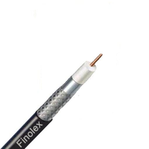 Finolex RG-6 CU JELLY FILLED CO-AXIAL CABLE BLK (Coil of 305 Metres)