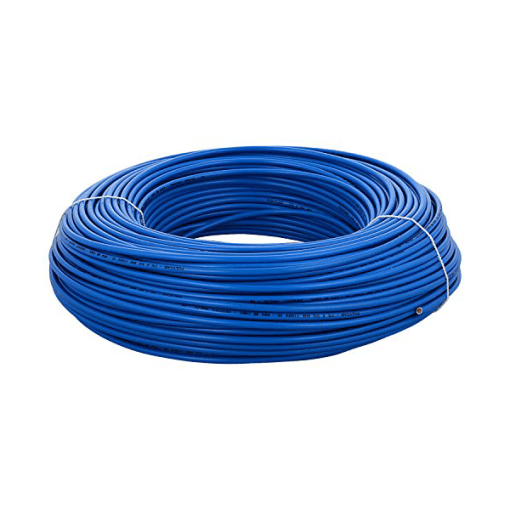 Finolex 2.5 SQMM SINGLE CORE PVC Insulated  COPPER FLEXIBLE FRLS Cable  BLUE (100 Meters)