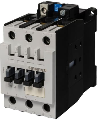 Siemens 3TF34000AM0 - 32A; 220V AC COIL. 50HZ. ; AC3 CONTACTOR RELAY.