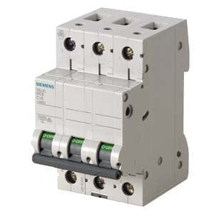 Siemens 5SL43257RC 25 A Three Pole MCB