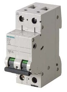 Siemens 5SL62037RC-3A 2P 2MW 7.5kA TYPE:"C" AC:240/415V 50-60Hz MCB