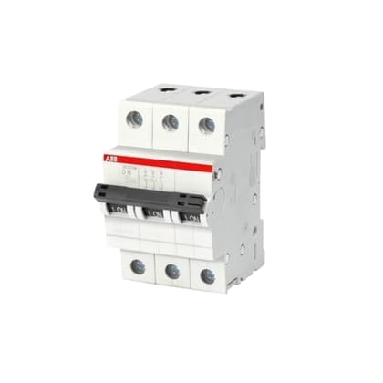 ABB 1SYS273012R0164 16 AMP 3 POLE- 10 KA MCB TYPE C- PROVISION FOR ACCESSORY(SB203M-C 16