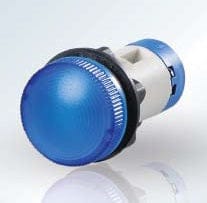 Siemens 220-240V AC Blue Indicator Light Compact with LED, 3SB5285-6HF03