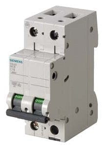 Siemens 5SL62106RC 10 A Two Pole MCB