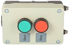 Siemens NORMAL OPAQUE PLASTIC PUSH BUTTON STATION - GREEN 1NO START & RED 1NC STOP - 3SB58027AC3