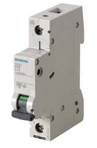 Siemens 5SL61407RC-40A 1P 1MW 7.5kA TYPE:"C" AC:240/415V 50-60Hz MCB