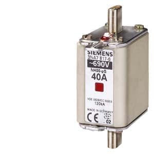 Siemens 3NA78176RC - 40A SIZE 00 690V AC S.C. BREAKING CAPACITY 120Ka (sym.) HRC DIN FUSE