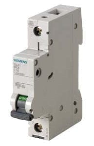 Siemens 5SL61637RC-63A 1P 1MW 7.5kA TYPE:"C" AC:240/415V 50-60Hz MCB