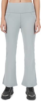 BlueFicus Women's Heavy Lycra Regular Fit Double Pocket Track Pant (Grey)