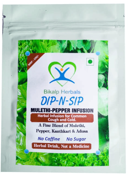 Bikalp Herbals Dip-N-Sip Unisex Natural Mulethi Pepper Infusion (Pack Of 6)