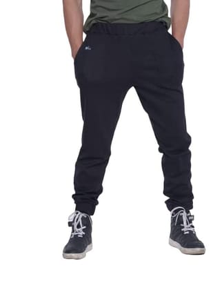 INtees Fashion Men's Premium Regular Fit Black Jogger