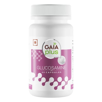 Gaia Plus Glucosamine Capsules for Improved Joint Mobility and Flexibility - Gaia Supplements, Glucosamine Gaia Tablets for Healthy Joint Support - (60 Capsules)