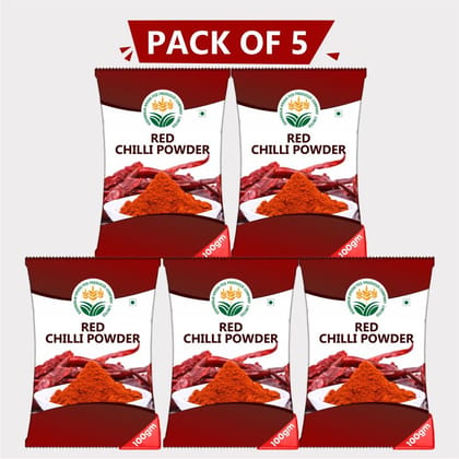 Red Chilli Powder (Pack of 5)