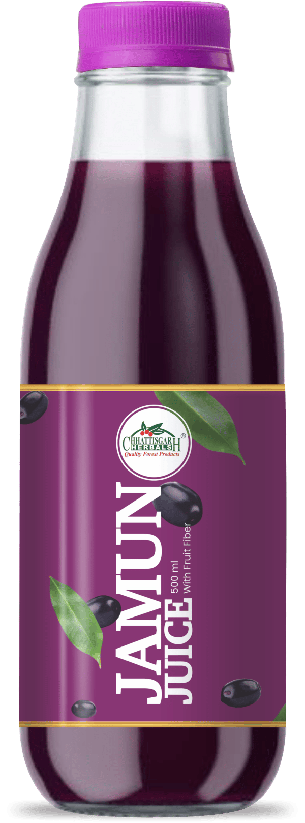 Chhattisgarh Herbals Jamun Juice with Fiber | 475 ML