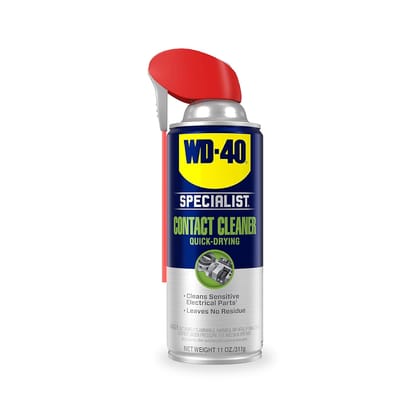 WD40 All Purpose Contact Cleaner 400ml  Drive Out Dirt, Dust, Oil, Flux Residue, and Moisture From Sensitive Electrical Parts and Equipment with Ease