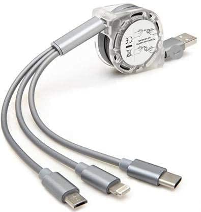 XBLAZE 3IN1 RETACTABLE CHARGING CABLE