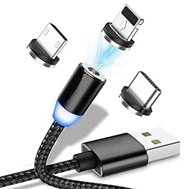 XBLAZE X CABLE METEL MAGNATIC CHARGING  CABLE LIGHTNING,USB C,MICRO USB