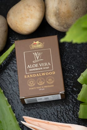 Chhattisgarh Herbals Alovera Sandalwood Soap | 125 GM