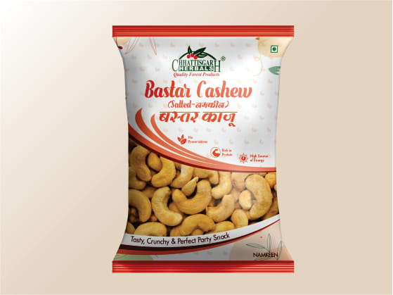 Chhattisgarh Herbals SALTED CASHEW 80 GM