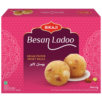 BIKAJI PANCHRATAN LADOO (BESAN LADOO) 500G