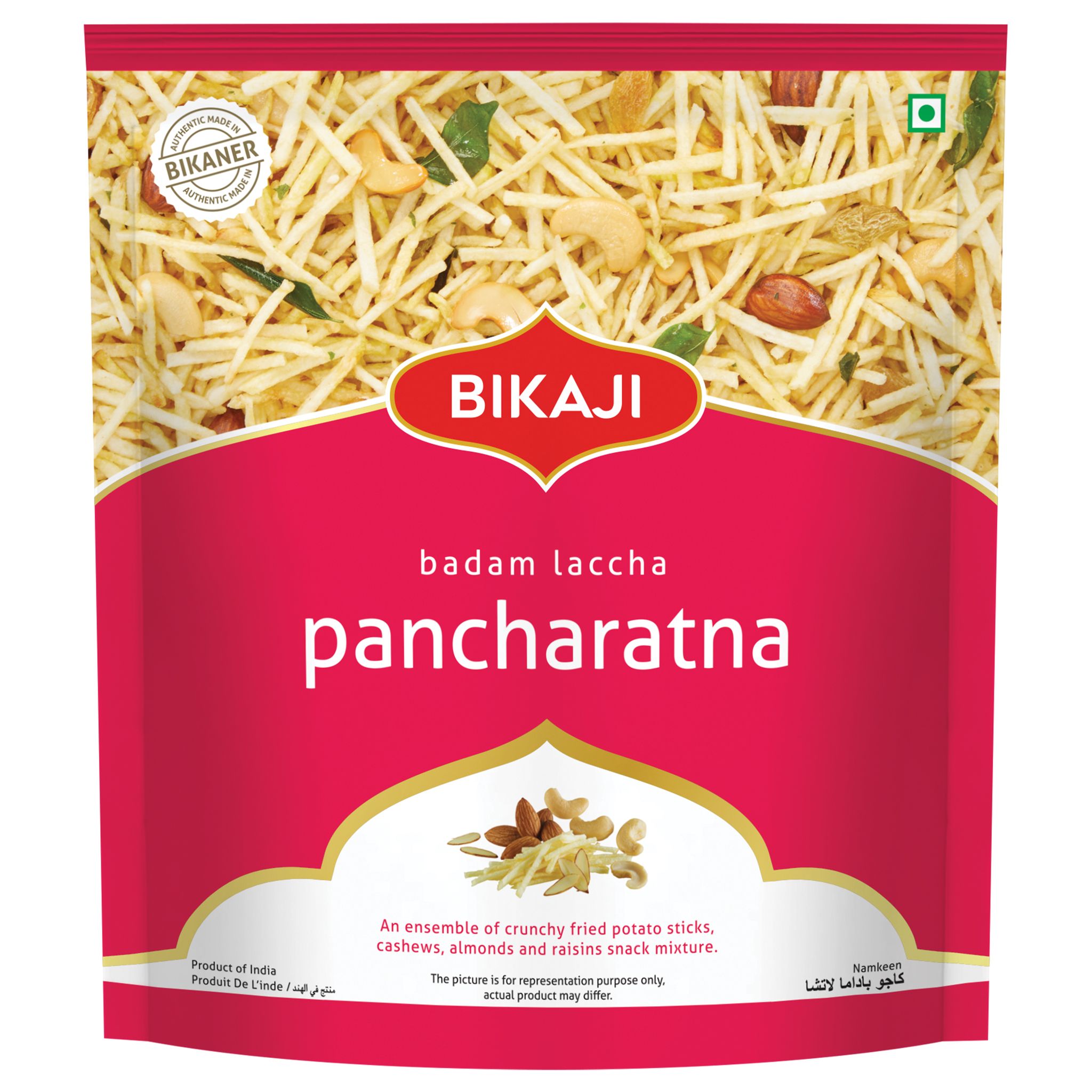 BIKAJI BADAM LACCHA PANCHARATNA 350GM