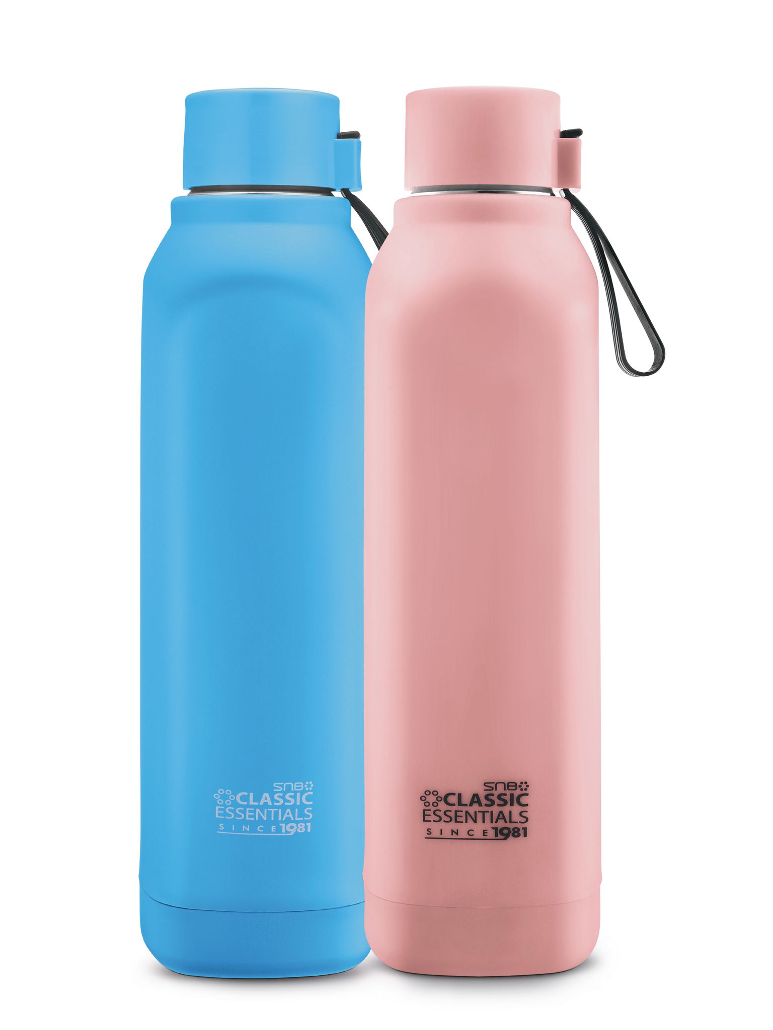 Classic Essentials Splash Insulated Double Wall Water Bottle | Flask Combo For Fridge, School, Home, Office, Travel, Picnic, Gym, Capacity: (750) ml