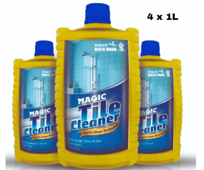 Magic Paints Tile Cleaner Disinfectant Surface & Floor Cleaner Liquid | All Purpose Tile, Floor & Wall Cleaner Advance Tile Cleaner for Kitchen, Bedroom & Bathroom Floors (4L (4x1L))