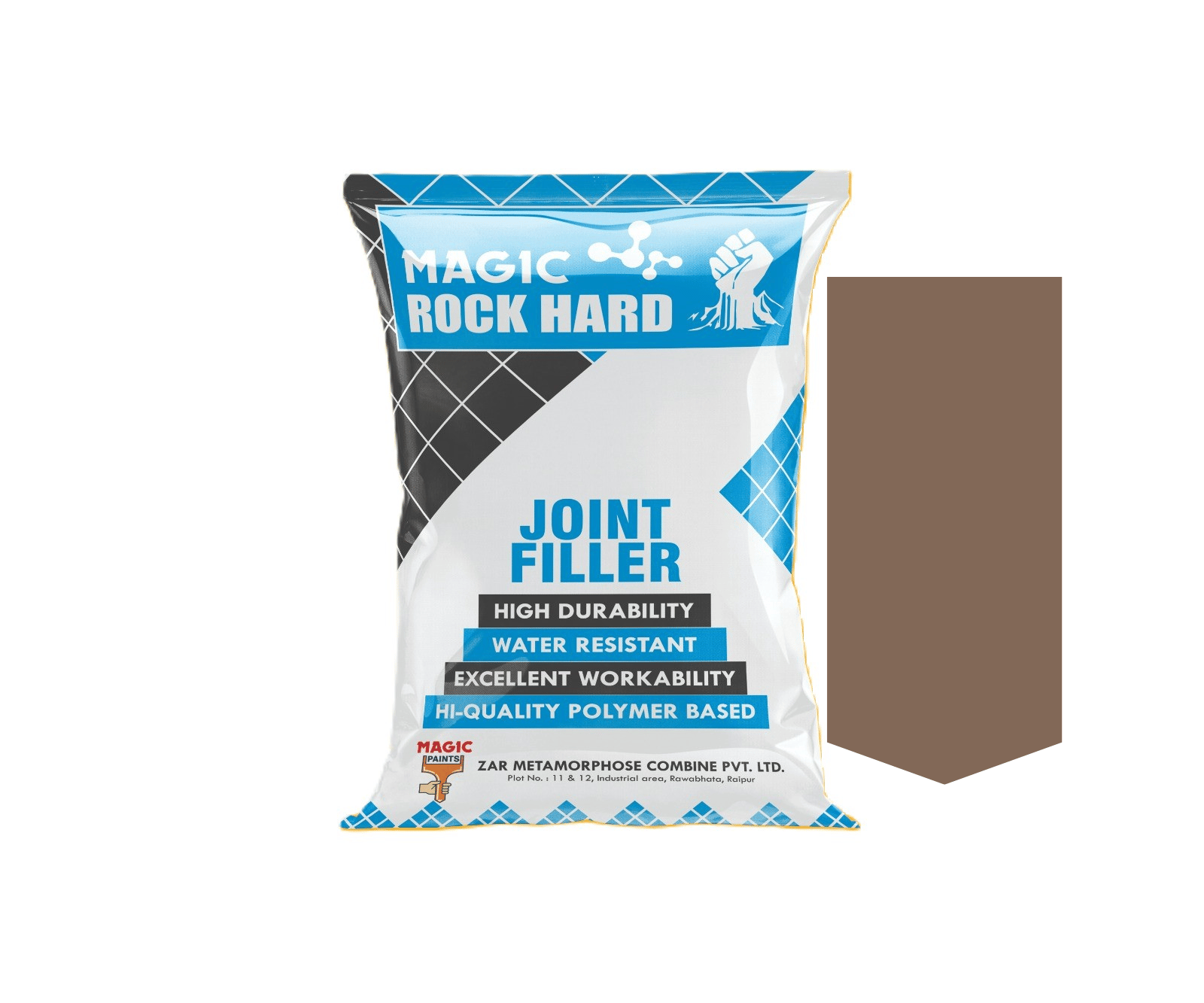 Magic Rock Hard Cement Joint Fillers for Wall Tiles, Floor Tiles Polymerized Tile Joint Filler Crack Filling Universal Adhesive Repair Construction Works 1 KG (Silk)