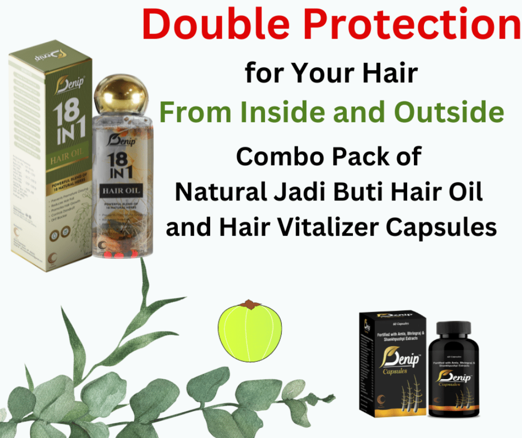 Denip Hair Growth Combo Pack to Prevents Hair Fall and Hair Growth and Regrowth