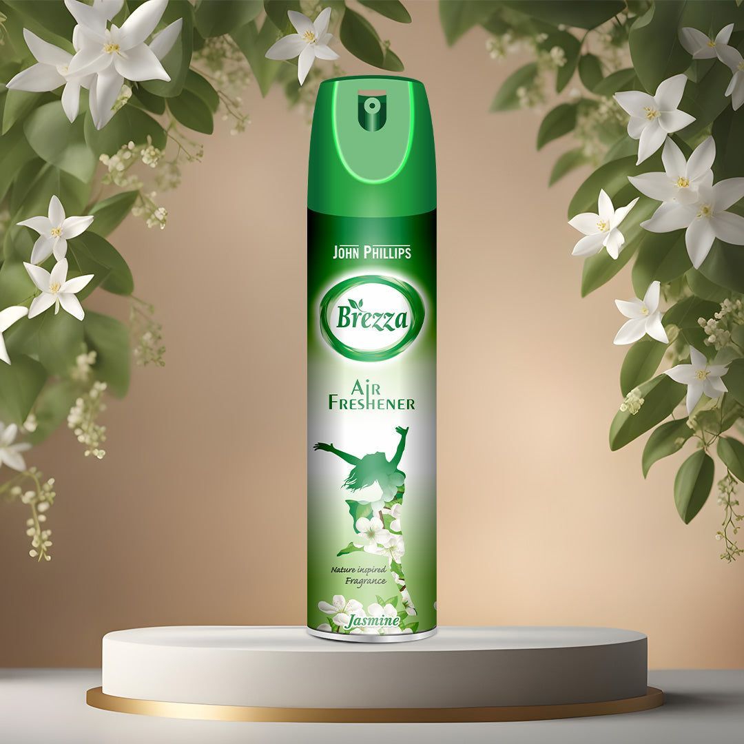John Phillips BREZZA JASMINE Air Room Freshener Best for Office Home Kitchen Bathroom