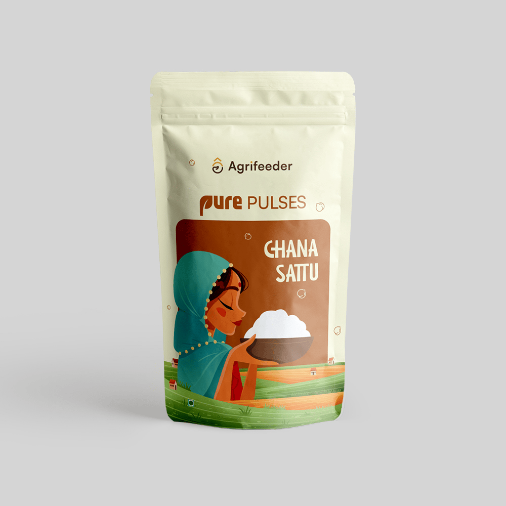 Agrifeeder Chana Sattu - 500gm Pouch