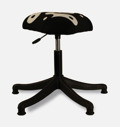 Opus Aktiv Seat - Ergonomic Saddle Seat for Improved Posture, Breathing, and Activity Level with Adjustable Seat Height