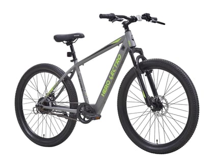 Hero Lectro H5 27.5T Single Speed, Electric Cycle | 250W BLDC Motor | 36V/2A (Li-ion) 5.8Ah Battery | Speed Upto 25 Kmph | Range Upto 30 KM/Charge - 98% Assembled cycle