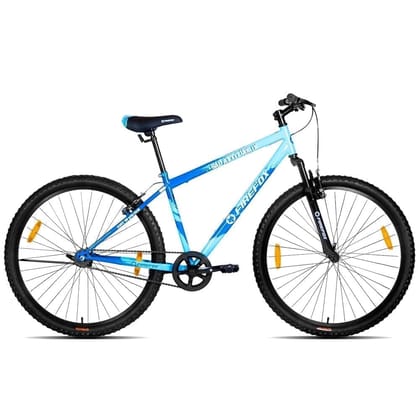 Firefox Bikes Bad Attitude 9-29T, Single Speed MTB Mountain Cycle I Frame Size-18 inch I 98% Assembled Cycle | Blue | Ideal for Unisex