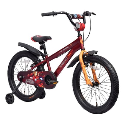 FIREFOX Ironman i 20T BMX Bicycle for Kids (Single Speed, Red-Yellow) - 98% Assembled Cycle