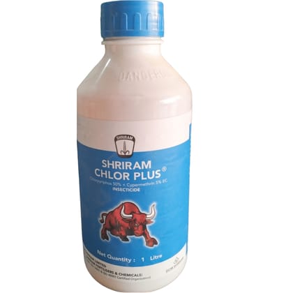 CHLOR PLUS –CHLORPYRIPHOS 50%- CYPERMETHRIN  5% EC