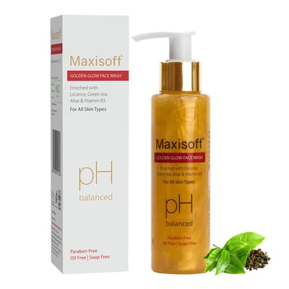 Maxisoft Golden Glow Face Wash 100 ml