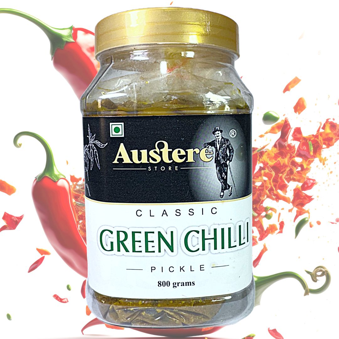 GREEN CHILLI PICKLE | ORGANIC