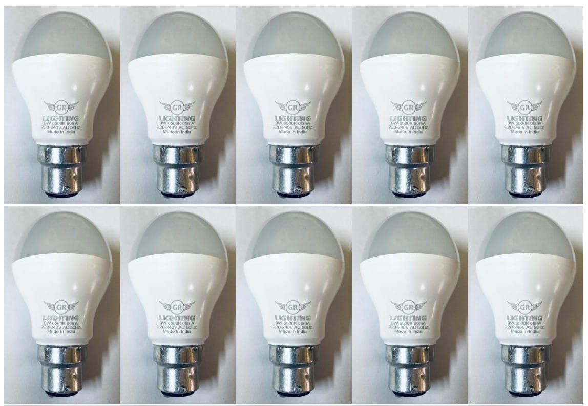 9 Watt Led Bulb 10 Pieces Pack