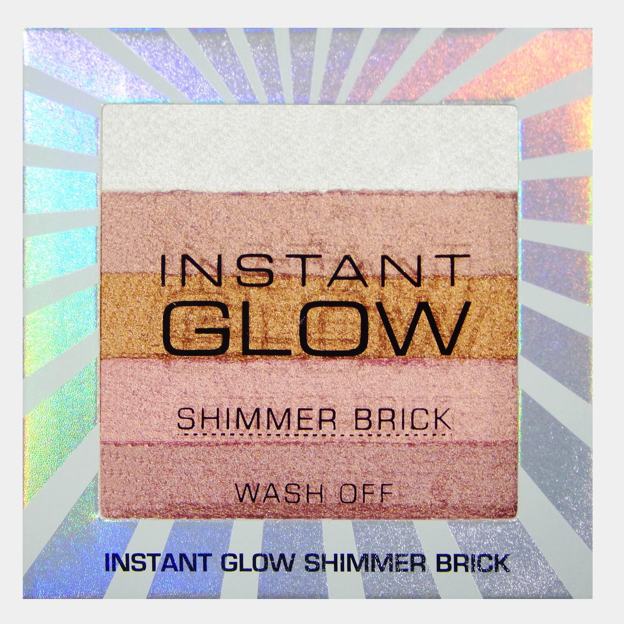 VARS ; LONDON instant glow shimmer blusher bronzer face brick highlighter palette | face blusher palette | combo pack highlighter and illuminators | lusher in shimmer |