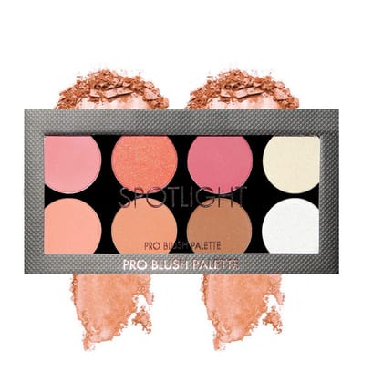 VARS ; LONDON 8 color pro spotlight blusher + highlihgter and contour palette