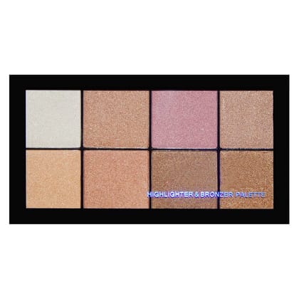 VARS LONDON Face makeup bronzer & highlighter palette