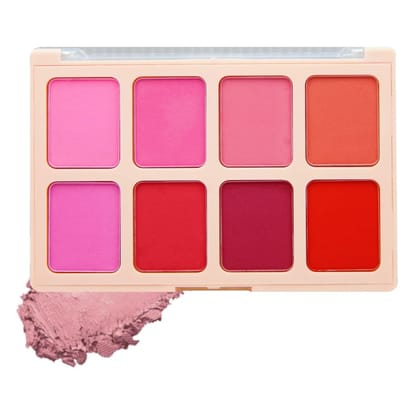 VARS ; LONDON Angelic face & Rose cent 8 color blusher palette| cheek blusher | face makeup blusher | modern blusher | rose ascent blusher | natural color blusher I M&Mblusher BL-605