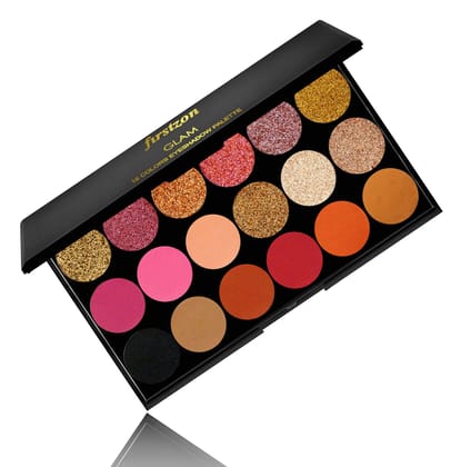 FIRSTZON Eye Shadow Combo Palette 18 Shades| nude eyeshadow | HD eyeshadow| FZEO1 Matte & Shimmery Finish