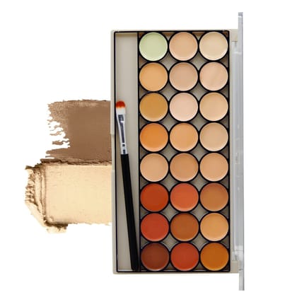 VARS ; LONDON 24 color ultra base color concealer palette | concealer and bronzer palette | cream concealer palette | bronzer highlighter palette