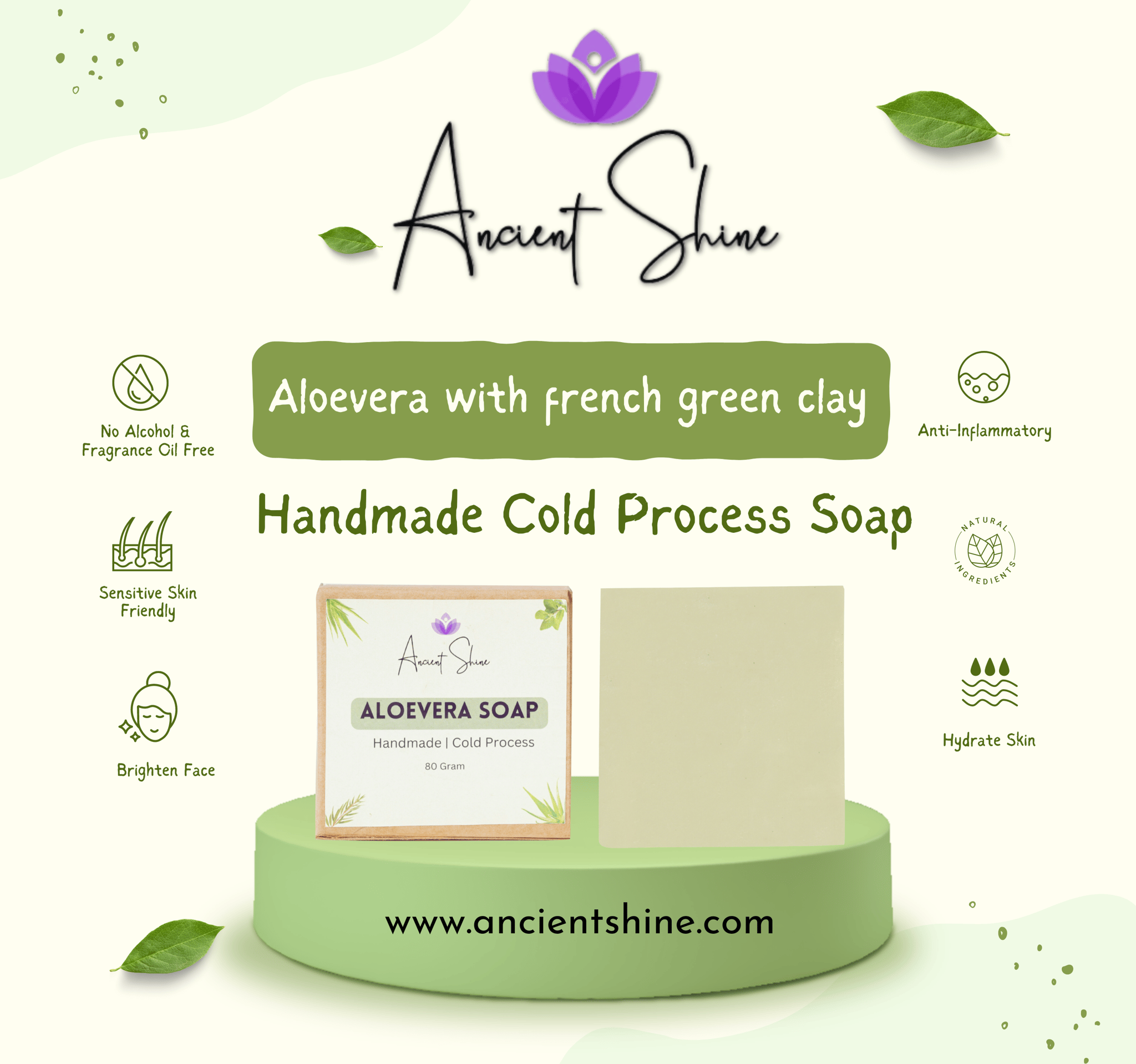 Aloevera handmade soap