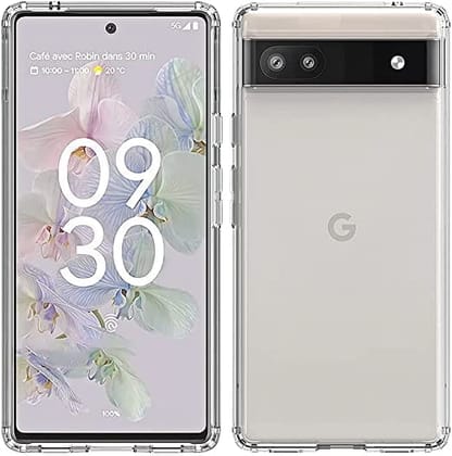 Faircost Back Cover for Google Pixel 6a Shockproof (Silicon| Transparent)